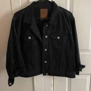 Gap black denim jacket